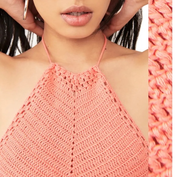 Free People Know Better Knit Crop Top Halter - Picture 3 of 9